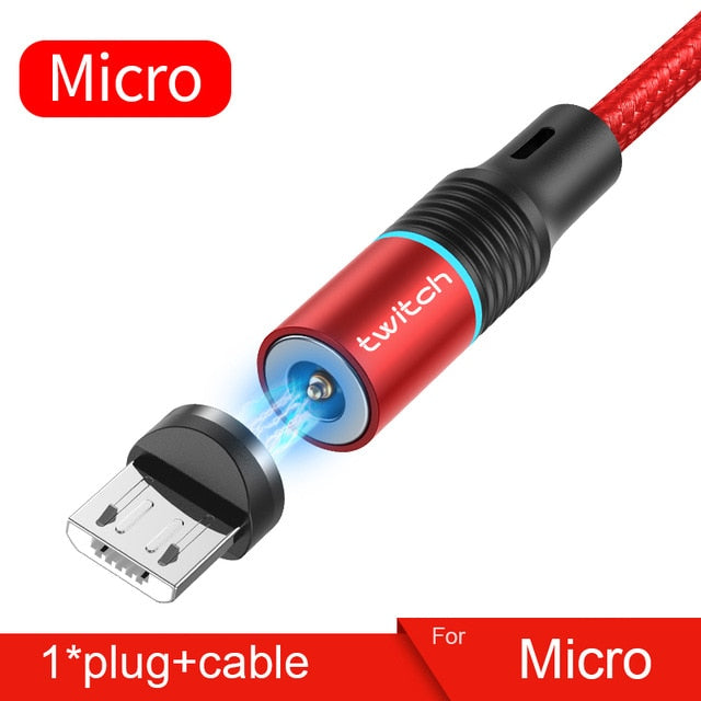 Magnetic Micro USB Type C Cable