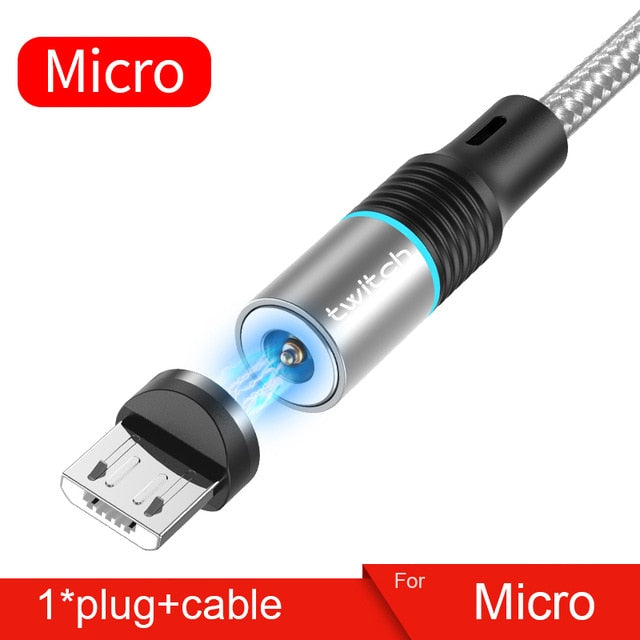 Magnetic Micro USB Type C Cable