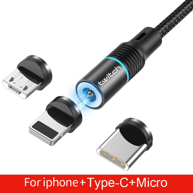 Magnetic Micro USB Type C Cable