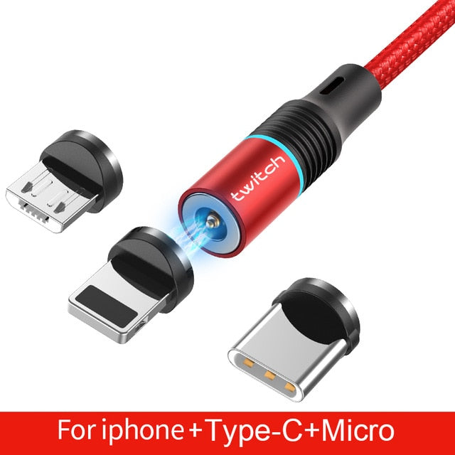 Magnetic Micro USB Type C Cable