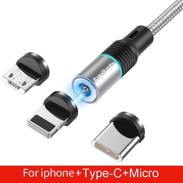 Magnetic Micro USB Type C Cable