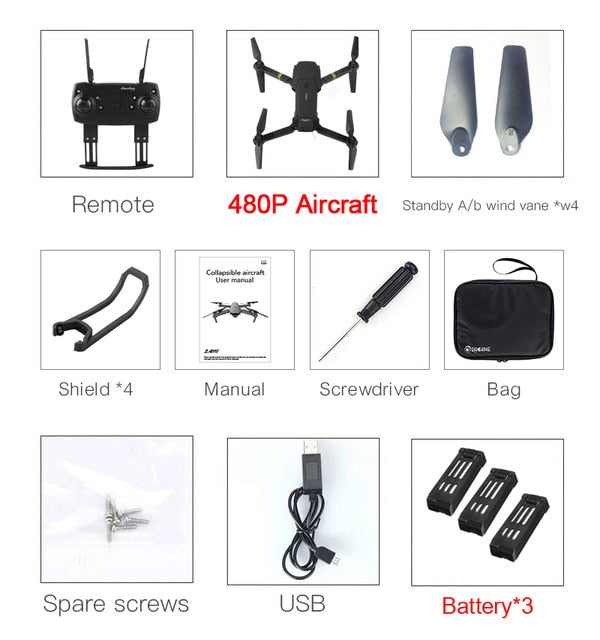 Foldable Arm RC Quadcopter  Drone